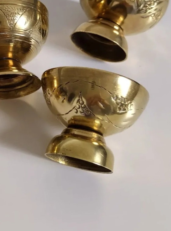 Image 1 of Brass messing eierdopjes