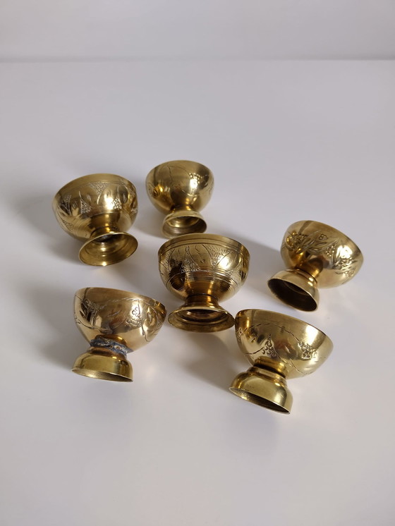 Image 1 of Brass messing eierdopjes