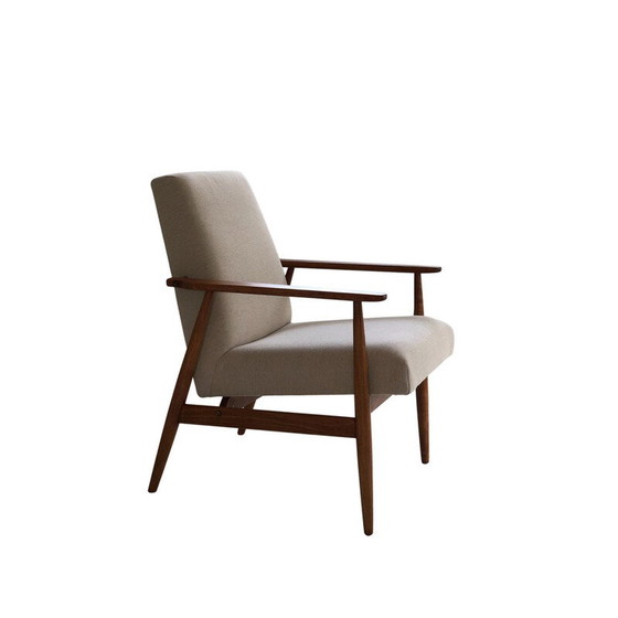 Image 1 of Paar mid century beige fauteuils van Henryk Lis, jaren 1960