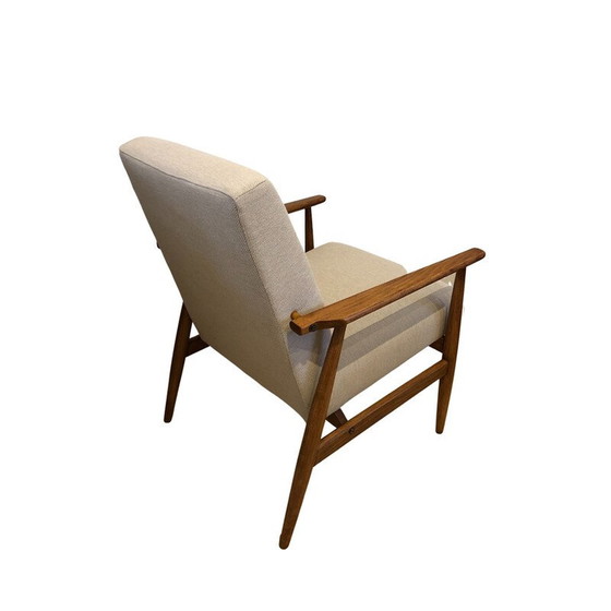 Image 1 of Paar mid century beige fauteuils van Henryk Lis, jaren 1960