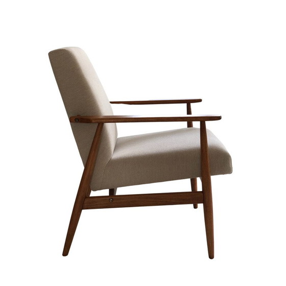 Image 1 of Paar mid century beige fauteuils van Henryk Lis, jaren 1960