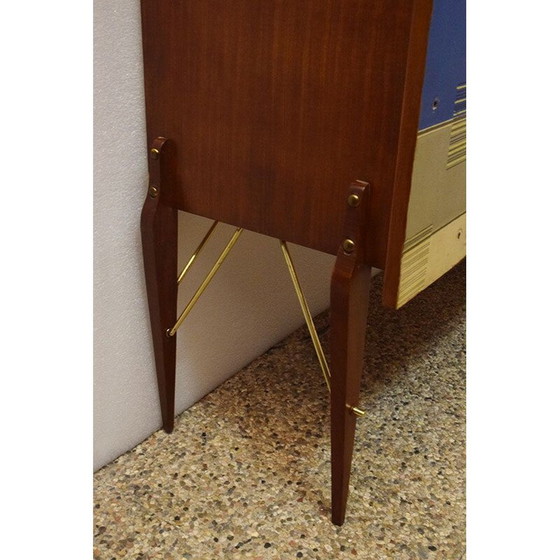 Image 1 of Vintage dressoir gedecoreerd door Società Compensati Curvati, 1950
