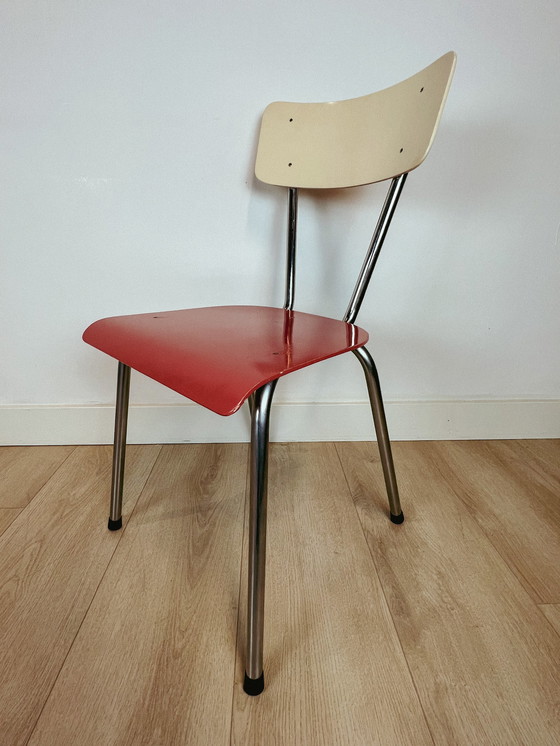 Image 1 of Vintage houten stoel