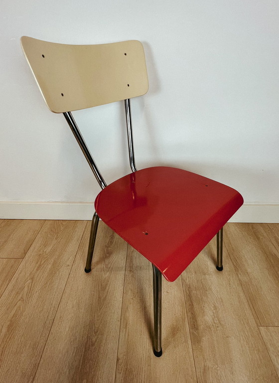 Image 1 of Vintage houten stoel