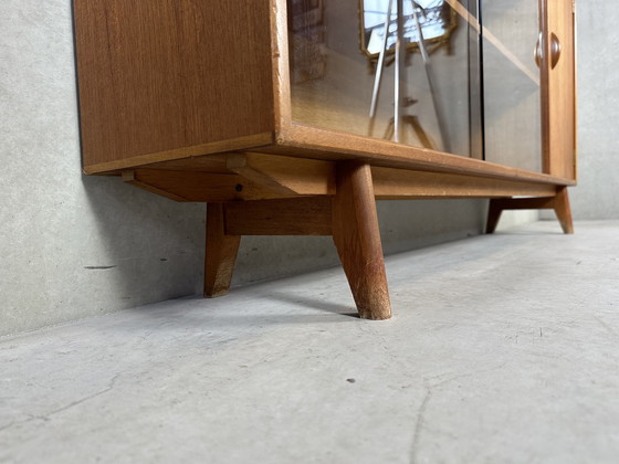 Image 1 of Vintage Herbert Elsibb boekenkast / vitrine (Denemarken)