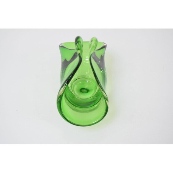 Image 1 of Vintage kunstglazen kom van Josef Hospodka voor Chribska Glassworks, Tsjecho-Slowakije 1960