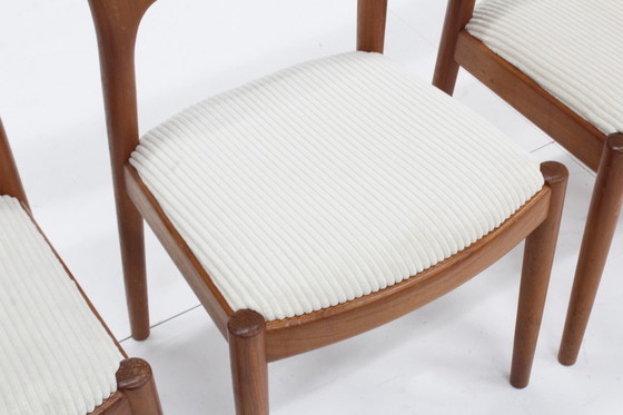 Image 1 of 4 X Koefoed Hornslet Vintage Deense Eetkamer Stoelen