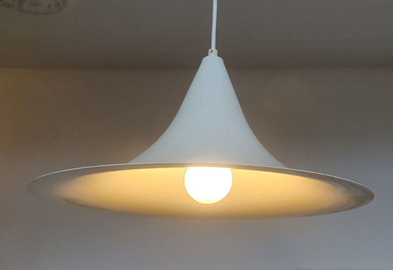 Image 1 of Vintage Heksenhoed hanglamp wit
