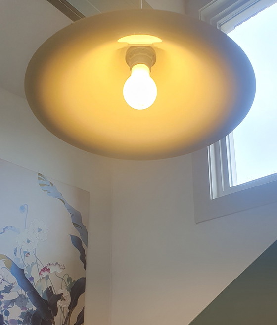 Image 1 of Vintage Heksenhoed hanglamp wit