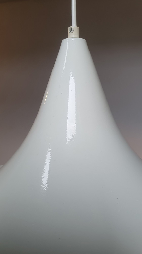 Image 1 of Vintage Heksenhoed hanglamp wit