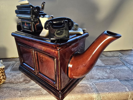 Image 1 of Crime Writers Desk Teapot