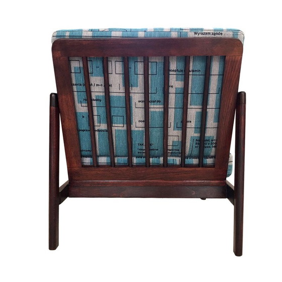 Image 1 of Paar vintage beukenhouten fauteuils van Zenon Bączyk, Polen 1960