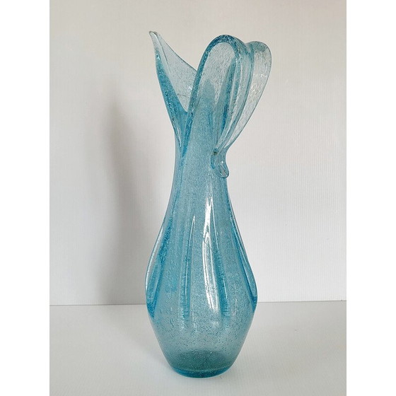 Image 1 of Vintage Murano glazen vaas van Barovier en Toso, 1960