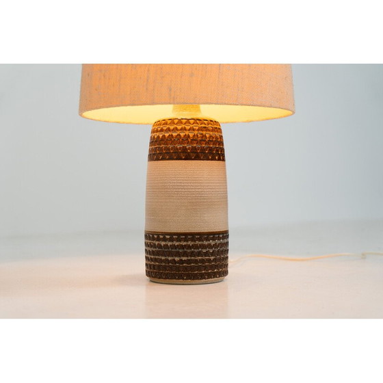 Image 1 of Vintage handgemaakte keramische tafellamp van Einar Johansen voor Søholm Stentøj, Denemarken 1960