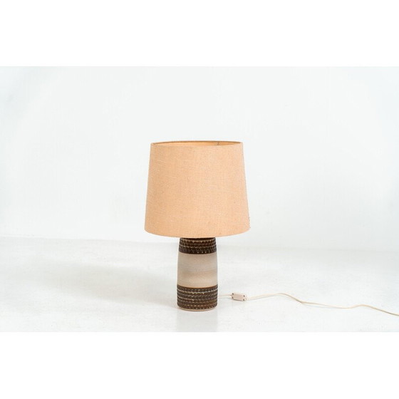 Image 1 of Vintage handgemaakte keramische tafellamp van Einar Johansen voor Søholm Stentøj, Denemarken 1960