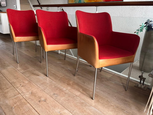 6x Bert Plantagie Spargo Eetkamerstoelen