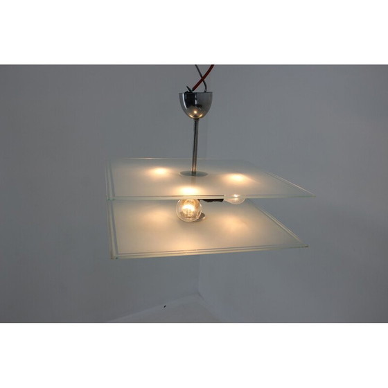 Image 1 of Vintage chromen kroonluchter, 1940