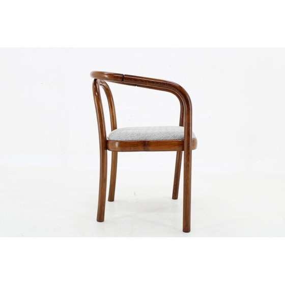 Image 1 of Vintage zinken stoffen stoel van Antonin Suman voor Ton, Tsjecho-Slowakije 1970