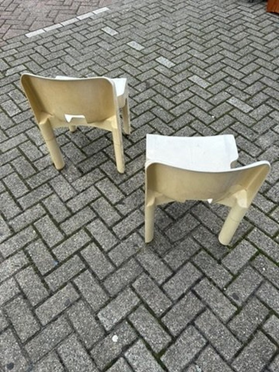 Image 1 of 2x Joe Colombo Karetell Stoelen| set van 2 |1972