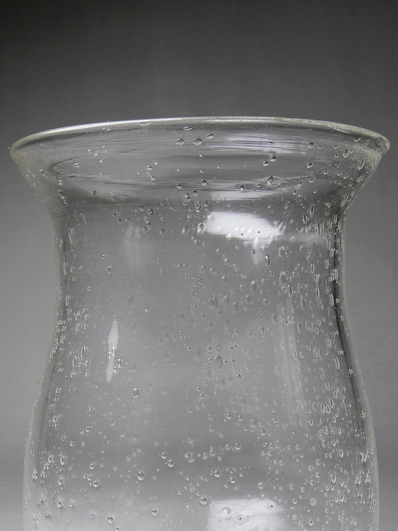 Image 1 of Vintage Bubbelglas kaarsenhouder of vaas Biot stijl