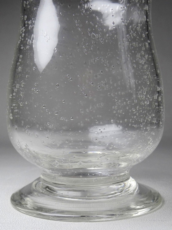 Image 1 of Vintage Bubbelglas kaarsenhouder of vaas Biot stijl