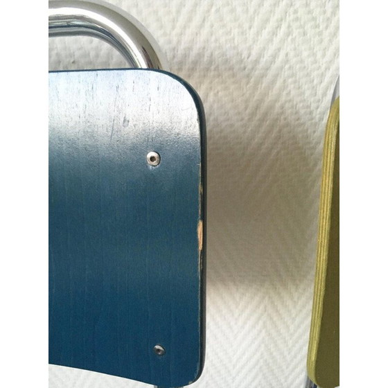 Image 1 of Set van 4 vintage eetkamerstoelen van W.H. Gispen Model 101 Gebroeders van der Stroom 2004
