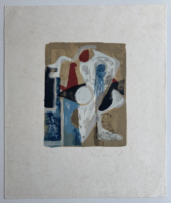 Image 1 of Bram van Velde | Handgesigneerde litho | 'YR 154' | 1975