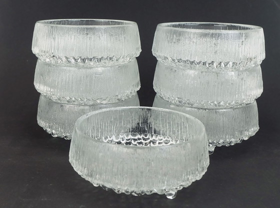 Image 1 of 7 dessertbakjes iittala ultima thule tapio wirkkala 1960