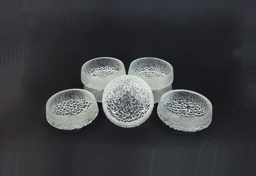 7 dessertbakjes iittala ultima thule tapio wirkkala 1960