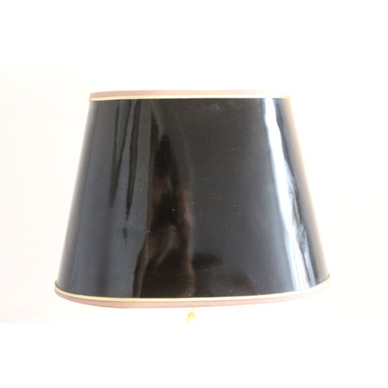 Image 1 of Vintage Hollywood Regency messing en plexiglas tafellamp Maison Jansen 1970