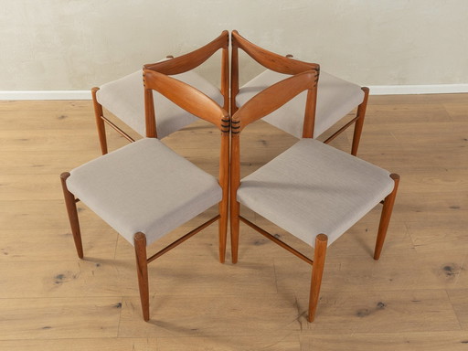 4X eetkamerstoelen van Bramin, 1960S