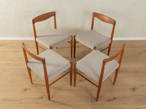 4X eetkamerstoelen van Bramin, 1960S