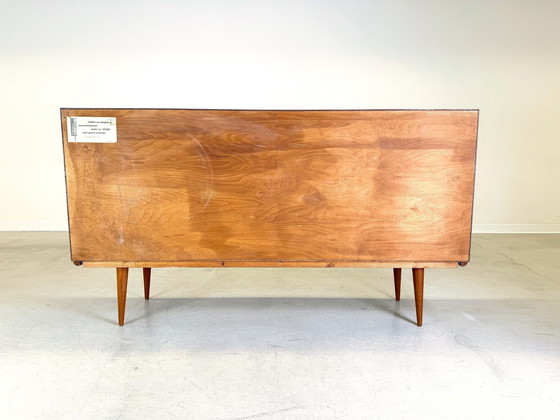 Image 1 of Mid Century Highboard Omann Jun Dressoir Gunni Omann Teakhout