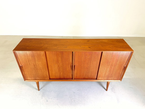 Image 1 of Mid Century Highboard Omann Jun Dressoir Gunni Omann Teakhout