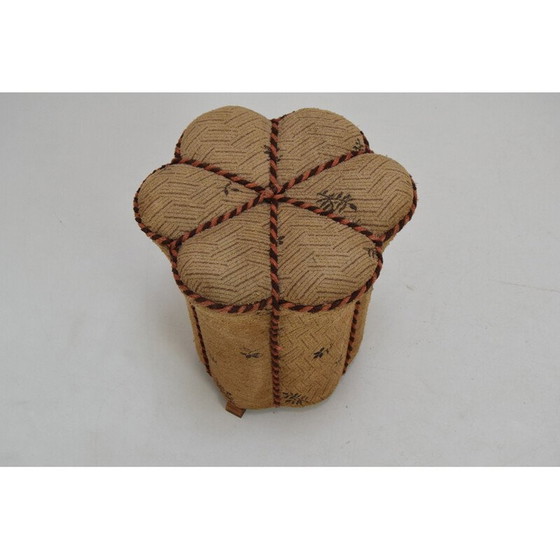Image 1 of Mid-eeuws Art Deco tabouret voetenbankje, jaren 1930