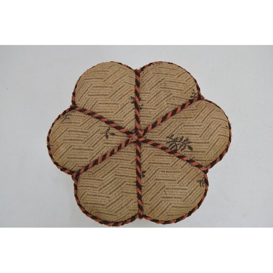 Image 1 of Mid-eeuws Art Deco tabouret voetenbankje, jaren 1930