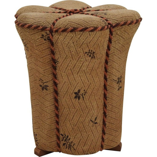 Mid-eeuws Art Deco tabouret voetenbankje, jaren 1930