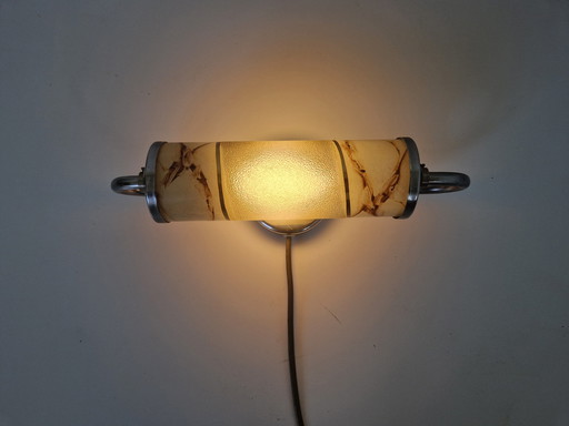 Buisvormige wandlamp in Bauhaus-stijl, 1950S
