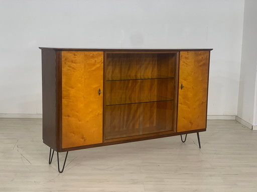 Mid Century hoge kast woonkamer vintage