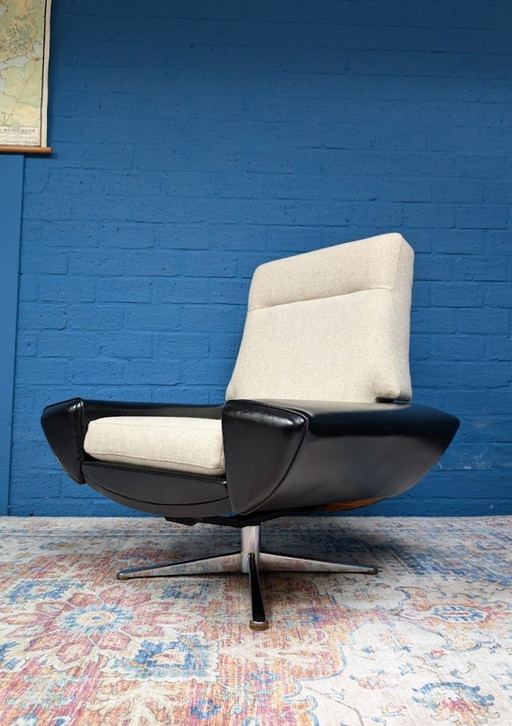 Vintage Space-Age Deens Design Fauteuil, Johannes Andersen, Jaren '60