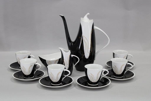 1960S Thee- of koffieservies "Elka" van Jaroslav Jezek voor Brezova-Pirkenhammer, Tsjecho-Slowakije