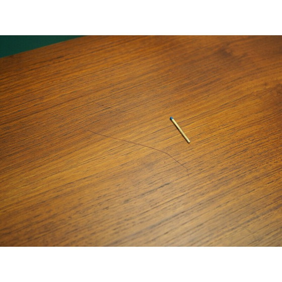 Image 1 of Vintage hoog dressoir in teakfineer, Denemarken 1960