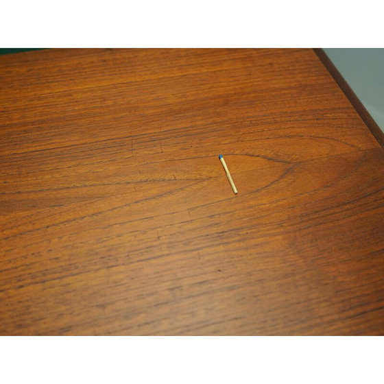 Image 1 of Vintage hoog dressoir in teakfineer, Denemarken 1960