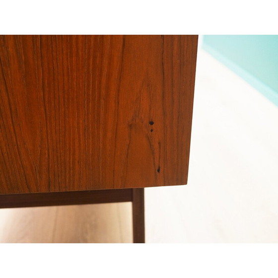 Image 1 of Vintage hoog dressoir in teakfineer, Denemarken 1960