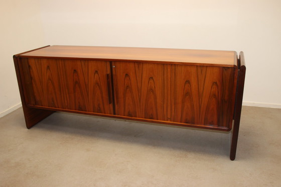 Image 1 of Sideboard met Roldeuren van Dyrlund - Vintage 1960s