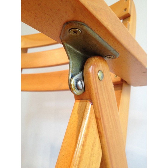 Image 1 of Paar vintage houten fauteuils voor Clairitex, jaren 1970