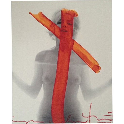 Vintage foto "Marilyn Crucifix" door Bert Stern