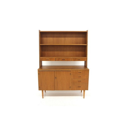 Vintage teakhouten secretaire, Zweden 1960