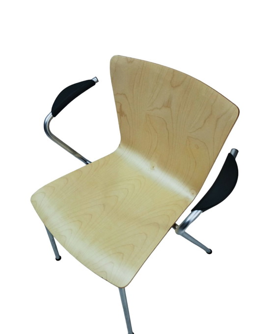 Image 1 of 12x Fritz Hansen Stoelen Vico Duo