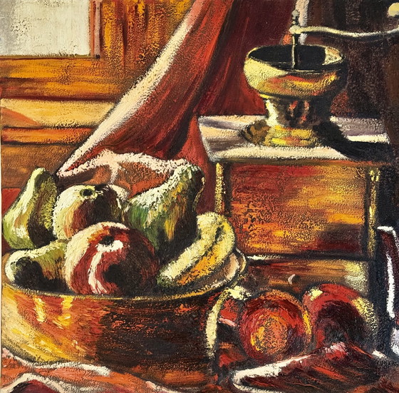 Image 1 of Jacqueline Leleux ( België ) Post Impressionistisch schilderij